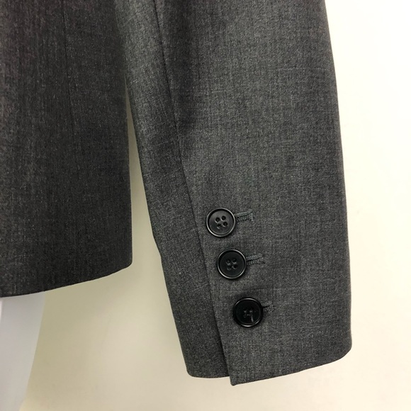 Theory Gabe B Tailor Wool Blend Gray Blazer - Picture 7 of 8